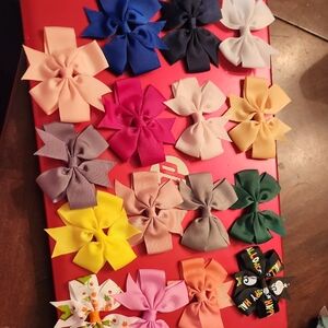 Colorful Kids Hair Bow Set